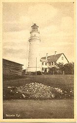 Leuchtturm Hesselø von Nordwesten