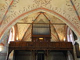 Orgel der Kirche in Lohmen