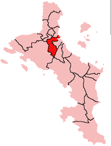 Lage des Distrikts Bel Air auf Mahé