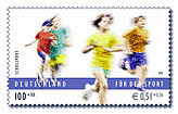 Stamp Germany 2001 MiNr2165 Sport Schulsport.jpg