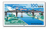 Stamp Germany 2001 MiNr2178 Eisenbahnhochbrücke Rendsburg.jpg