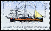 Stamp Germany 2001 MiNr2229 Polarforschungsschiff Gauß.jpg