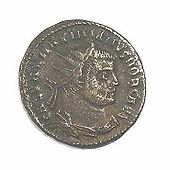 Münze des Galerius