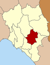 Karte von Chanthaburi, Thailand mit Makham