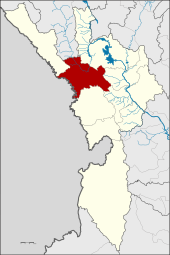 Karte von Tak, Thailand mit Mae Ramat