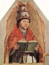 Gregor I. (Idealporträt von Antonello da Messina, um 1472/1473)