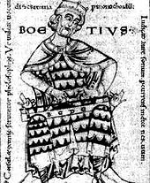 Zeichnung von Boethius