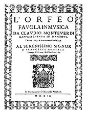 L'Orfeo Frontispiece