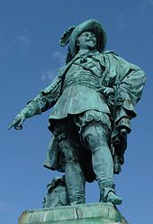 Statue von Gustav II. Adolf in Göteborg