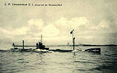 Mit der SM U 1 läuft das erste deutsche U-Boot vom Stapel