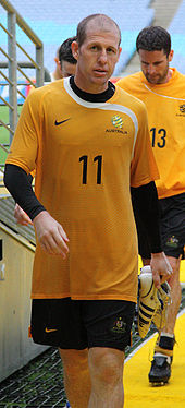 Chipperfield nach einer Trainingseinheit mit dem Nationalteam (2009)