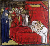 Philipp I. auf dem Sterbebett