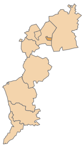 Lage des Bezirks Rust (Burgenland) im Bundesland Burgenland (anklickbare Karte)