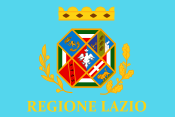 Flagge der Region Latium