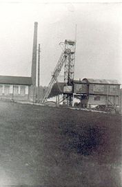 Erster Tiefbauschacht (Glockenbergschacht) der Grube Georg-Friedrich (1909)