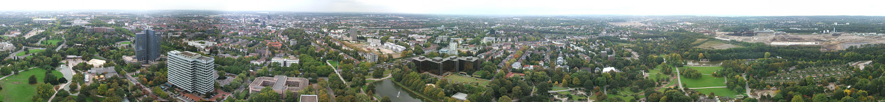 Rundblick vom Dortmunder Fernsehturm 2007