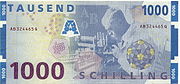 1000 Schilling Karl Landsteiner Rückseite