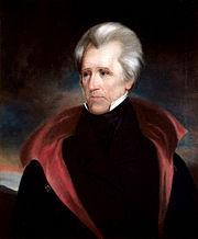 Andrew Jackson, Gründer der Demokratischen Partei und siebenter Präsident der USA