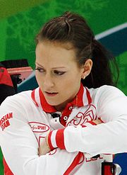 Jekaterina Galkina bei den Olympischen Winterspielen 2010