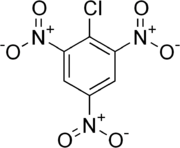 Strukturformel von 2,4,6-Trinitrochlorbenzol