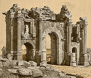 Der Trajansbogen in Timgad