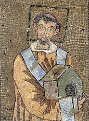 Johannes VII. auf einem Mosaik