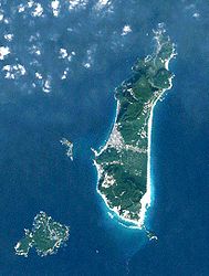 Landsat-Aufnahme von Niijima