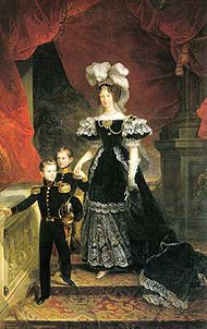 Cavalleri Painting of Queen of Piedmont with sons 1832.jpg