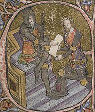 Edward III., zeitgenössische Buchmalerei