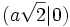 (a \sqrt{2}|0)