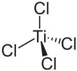 Strukturformel Titan(IV)-chlorid