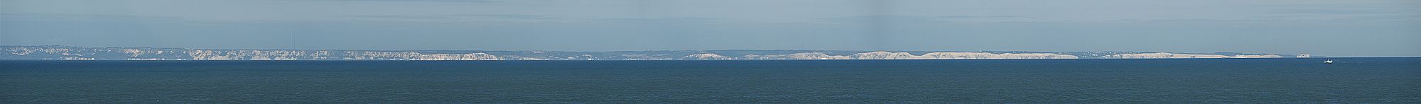 Panorama-Blick auf die Kreidefelsen vom Cap Gris-Nez