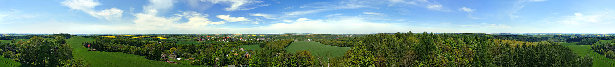 Lichtenstein und Umgebung als 360°-Panorama