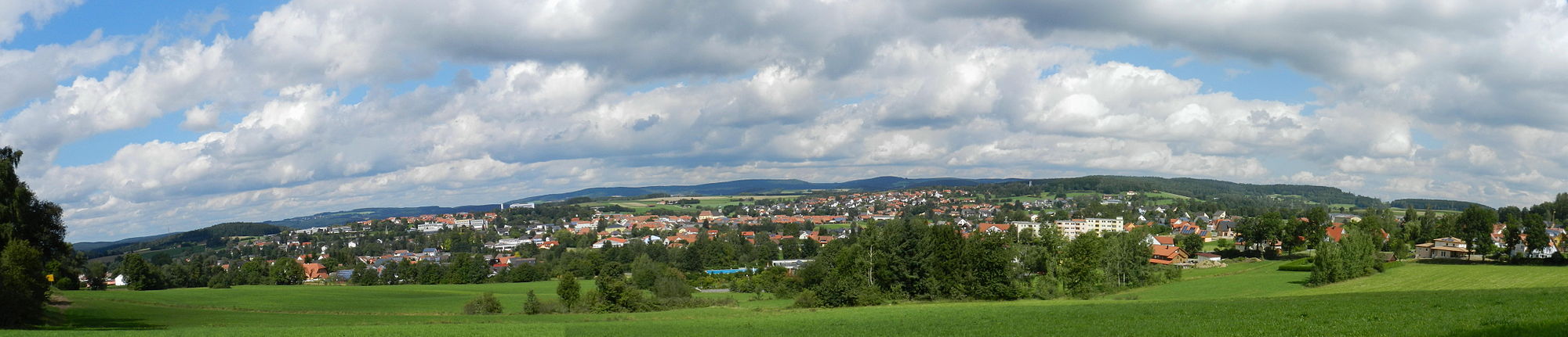 Panoramaansicht Oberviechtach, (2011)