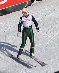 Atle Pedersen Rønsen bei seinem Weltcupdebüt in Oslo im März 2010