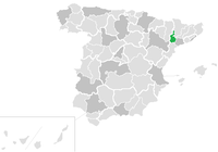 Karte Bistum Lleida