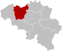 Karte Bistum Gent