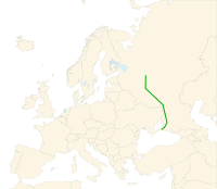 Verlauf der Europastraße 115