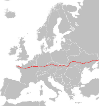 Verlauf der Europastraße 50