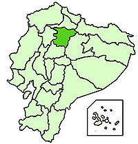 Karte Erzbistum Quito