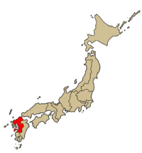Karte Bistum Fukuoka
