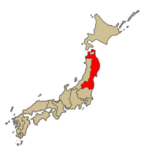 Karte Bistum Sendai