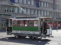 Historische Straßenbahn Tw4