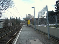 Oberkassel Mitte Richtung Bad Honnef – Flachbahnsteig
