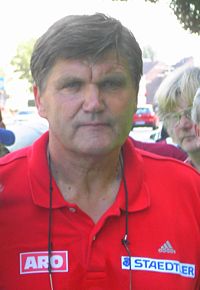 Hans Meyer 2007 als Trainer beim 1. FC Nürnberg