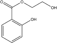 Struktur von Hydroxyethylsalicylat