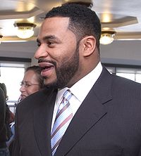 Jerome Bettis at Health event, May 2005, cropped.jpg