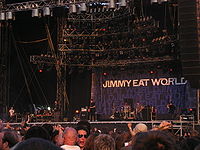 Jimmy Eat World am 19. August 2007 auf dem Highfield-Festival