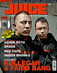 Farid Bang mit Kollegah auf dem Cover der Juli-Ausgabe der Juice (2009)