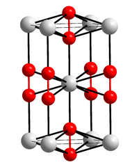 Kristallstruktur von Calciumperoxid